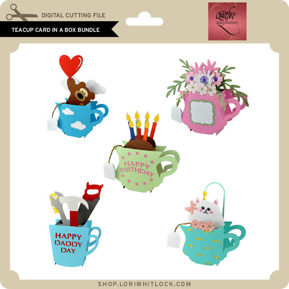 Teacup Card in a Box Bundle