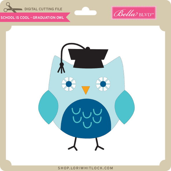School is Cool - Graduation Owl