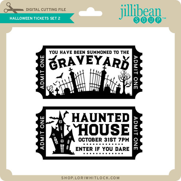 Halloween Tickets Set 2