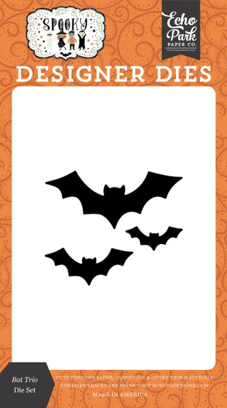Spooky: Bat Trio Die Set