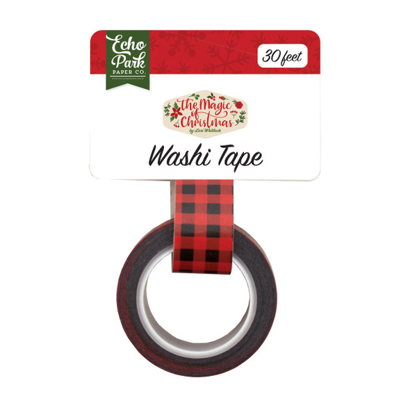 The Magic of Christmas: Red Buffalo Plaid Washi Tape