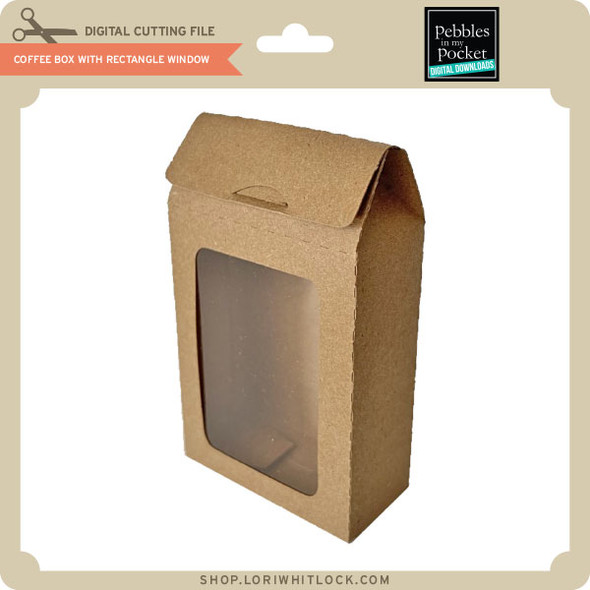 Coffee Box with Rectangle Window