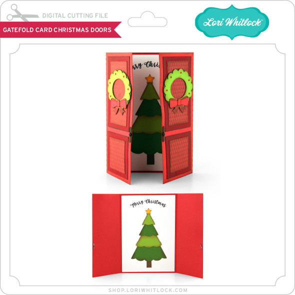 Gatefold Card Christmas Doors