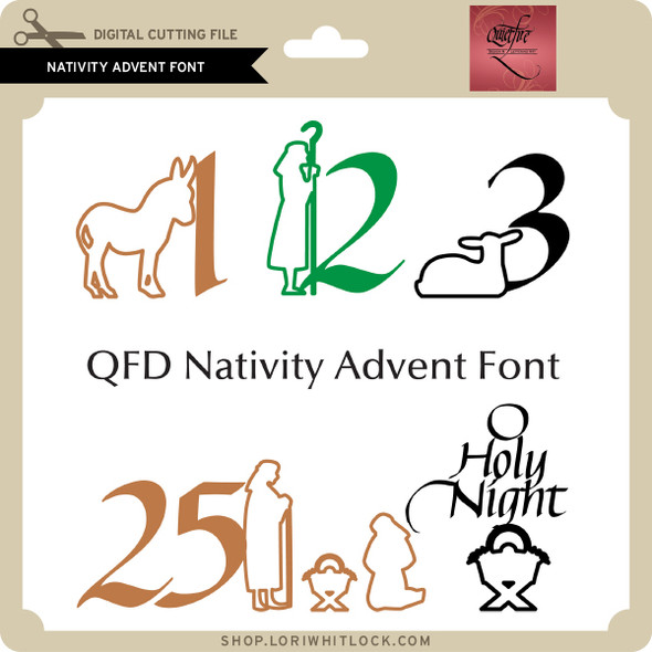 Nativity Advent Font