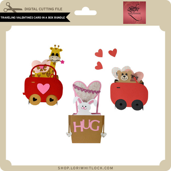 Travelling Valentines Card in a Box Bundle