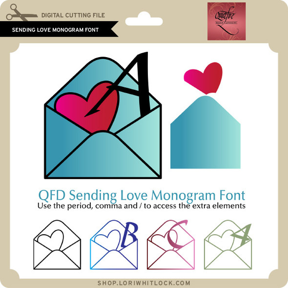 Sending Love Monogram Font