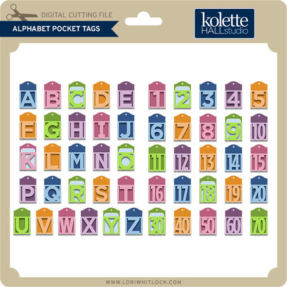 Alphabet Pocket Tags