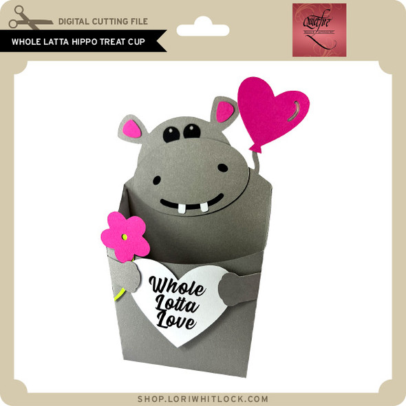 Whole Lotta Love Hippo Treat Cup