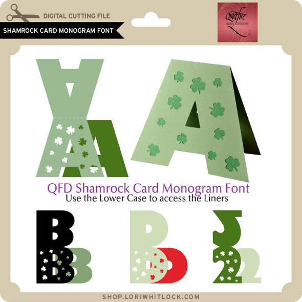 Shamrock Card Monogram