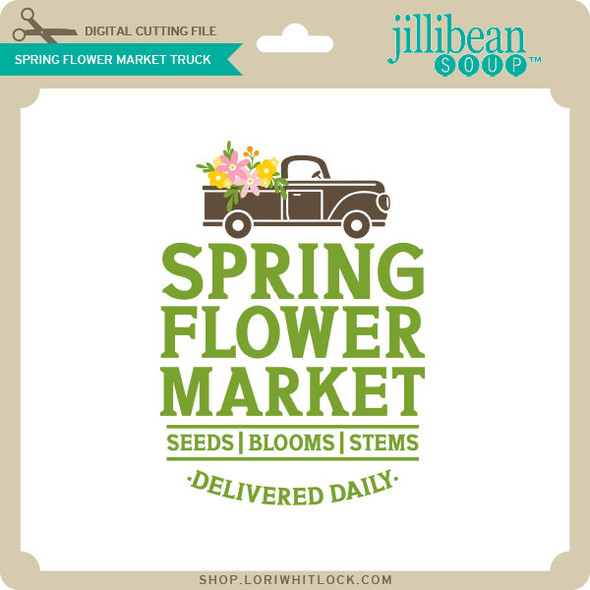 Spring Flower Market Truck