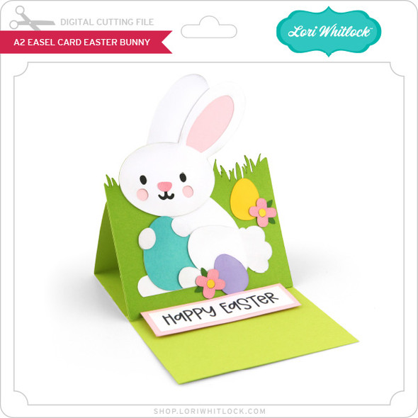 A2 Easel Card Easter Bunny