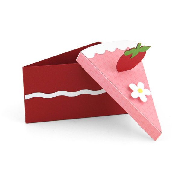 3D Strawberry Cake Slice
