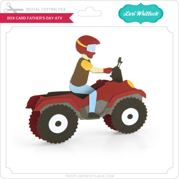 Box Card Father's Day ATV