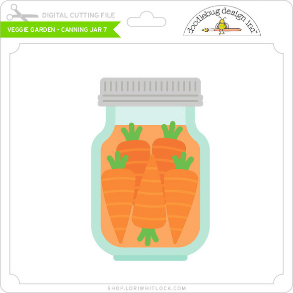 Veggie Garden - Canning Jar 7