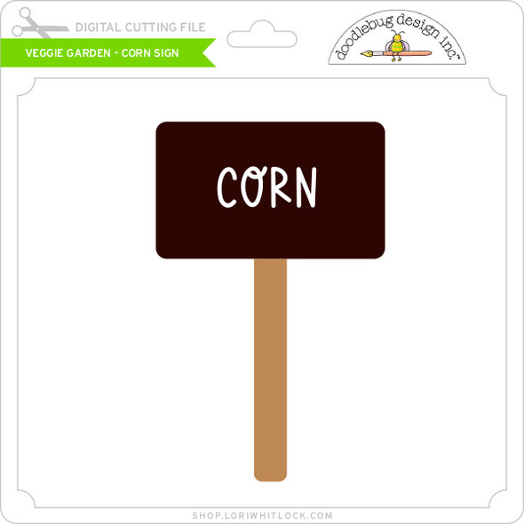 Veggie Garden - Corn Sign