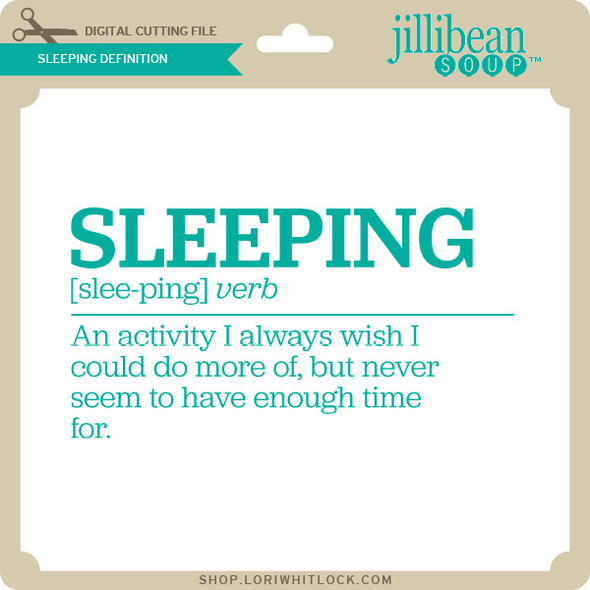 Sleeping Definition