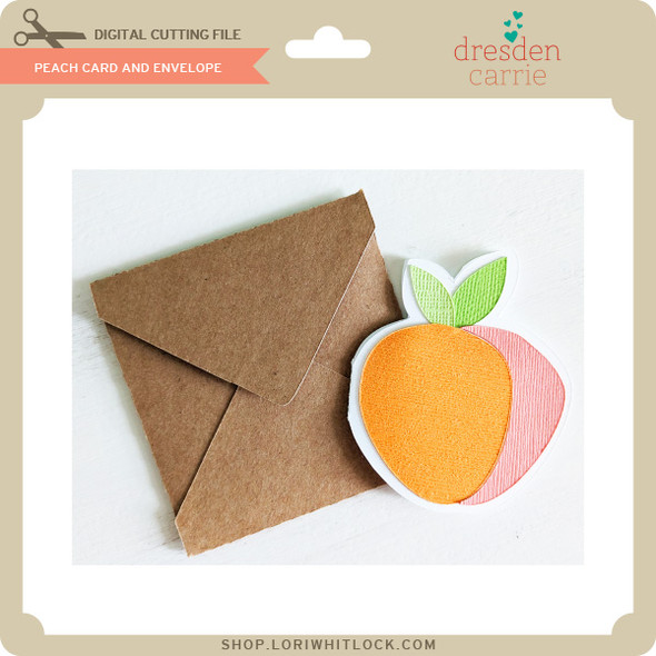 Peach Card And Envelope