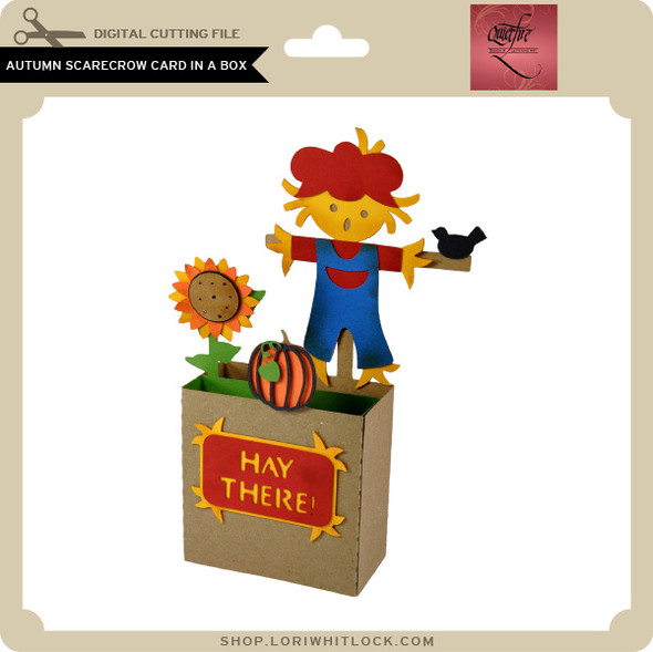 Autumn Scarecrow Card in a Box