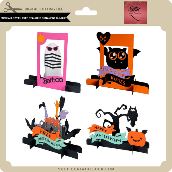 Fun Halloween Free Standing Ornament Bundle