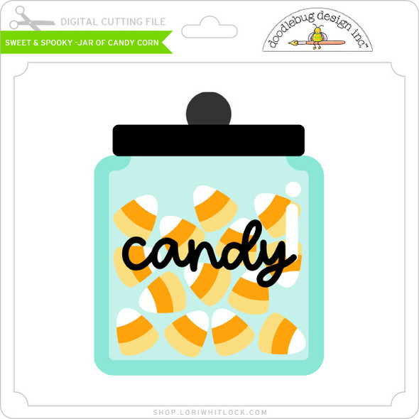 Sweet & Spooky - Jar of Candy Corn