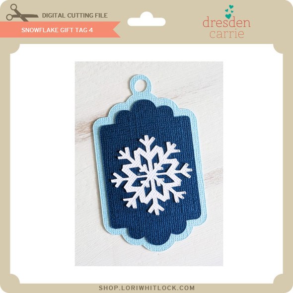 Snowflake Gift Tag 4