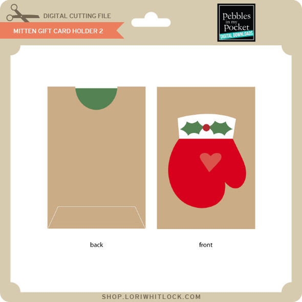 Mitten Gift Card Holder 2