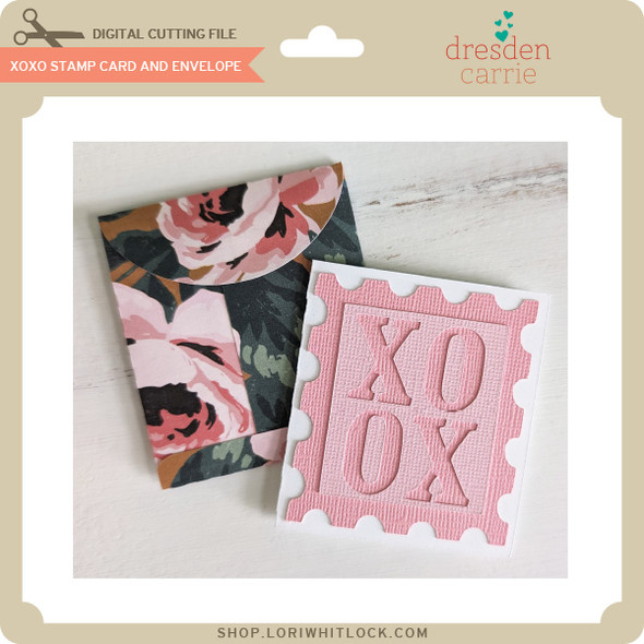 XOXO Stamp Card and Envelope