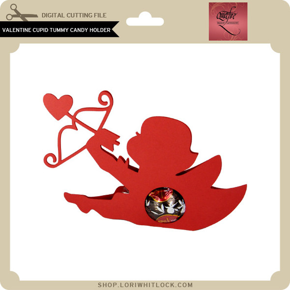 Valentine Cupid Tummy Candy Holder