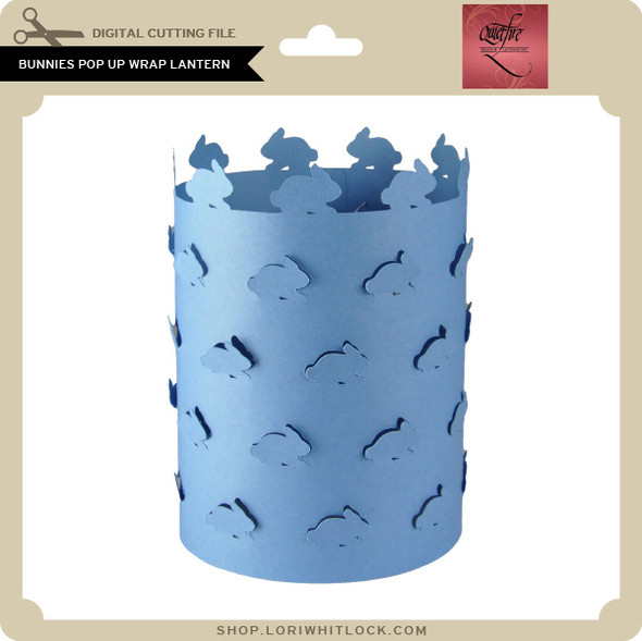 Bunnies Pop Up Wrap Lantern