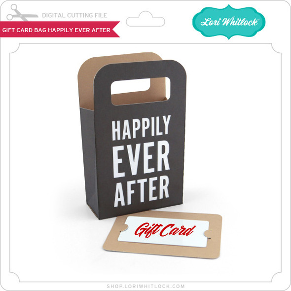 Gift Card Bag Happily Ever After