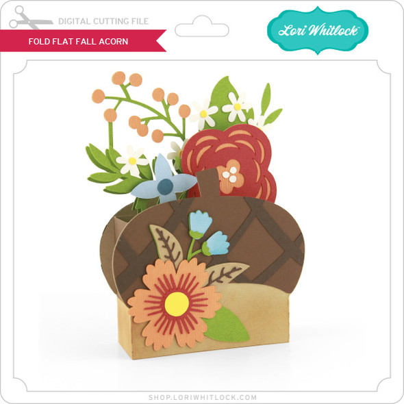 Box Card Fall Acorn