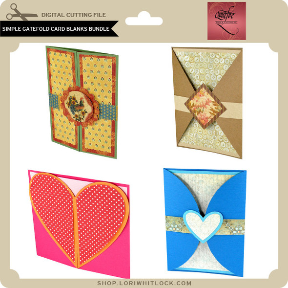 Simple Gatefold Card Blanks Bundle