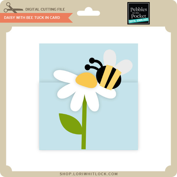 Daisy With Bee Tuck In Card