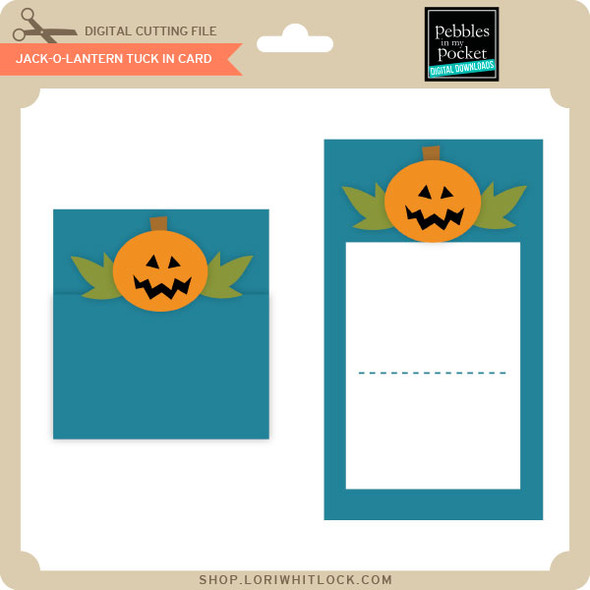 Jack O Lantern Tuck In Card