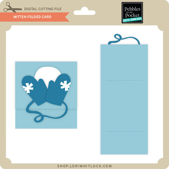 Mitten Folded Card