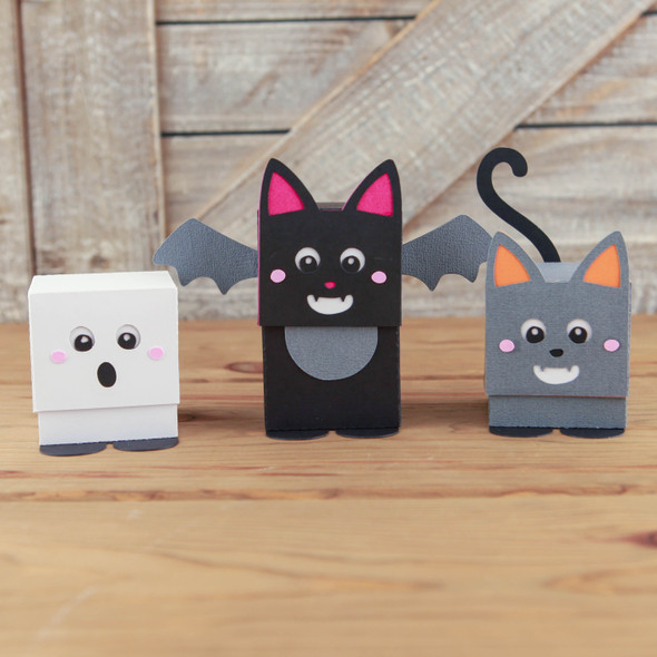 Favor Box Halloween Bat 