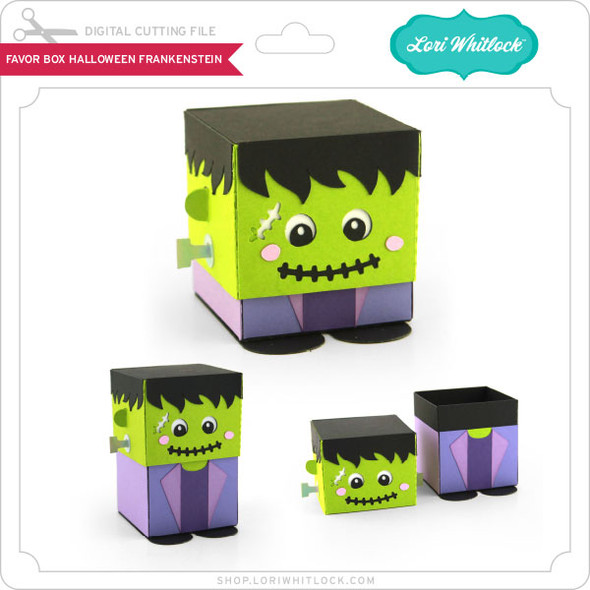 Favor Box Halloween Frankenstein