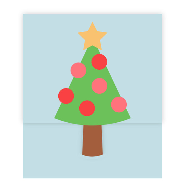 Christmas Tree Tuck In Card