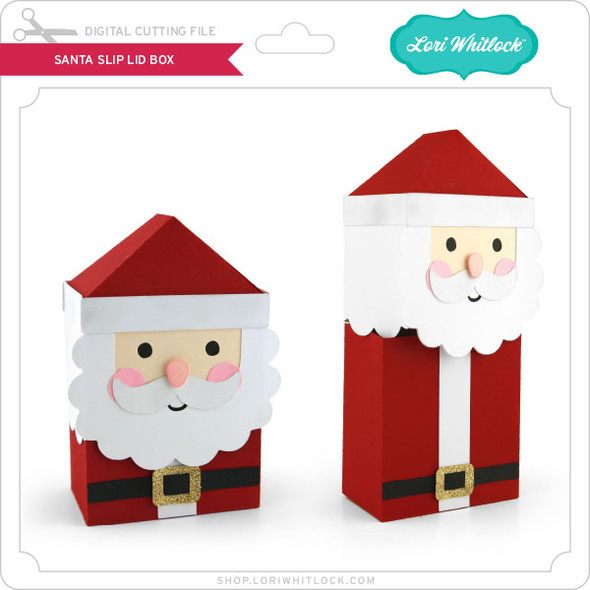 Santa Slip Lid Box
