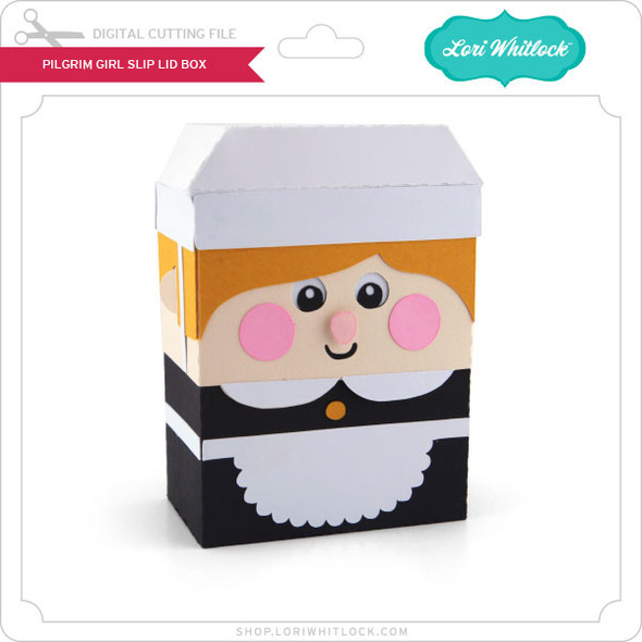 Pilgrim Girl Slip Lid Box