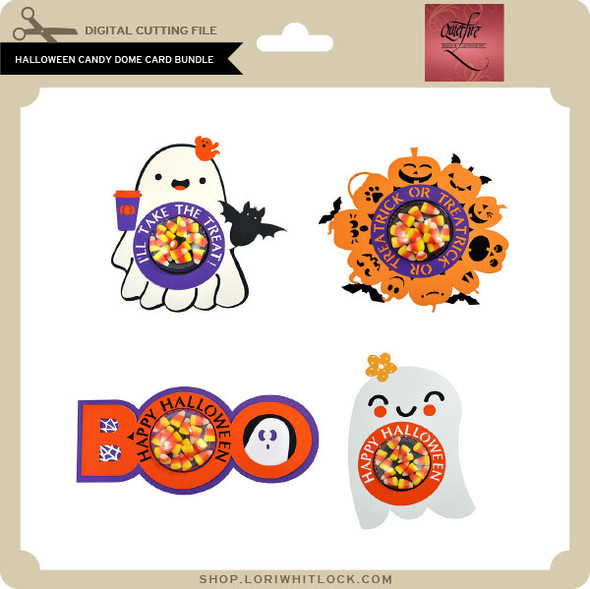 Halloween Candy Dome Card Bundle