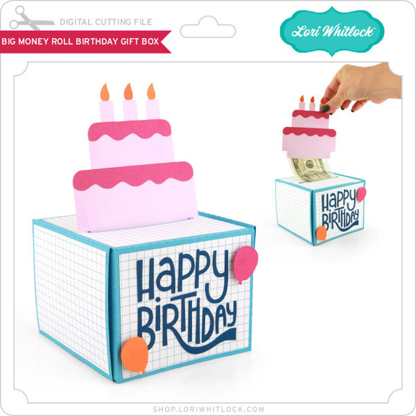 Big Money Roll Birthday Gift Box