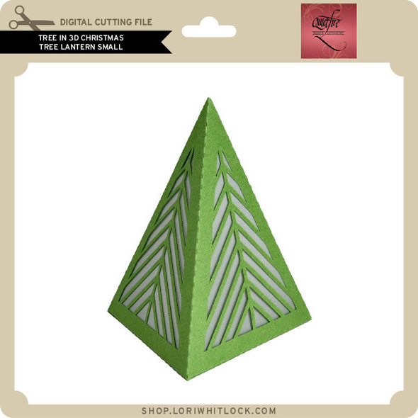 Tree in 3D Christmas Tree Lantern SMALL