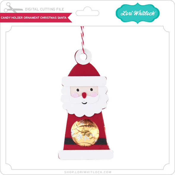 Candy Holder Ornament Christmas Santa
