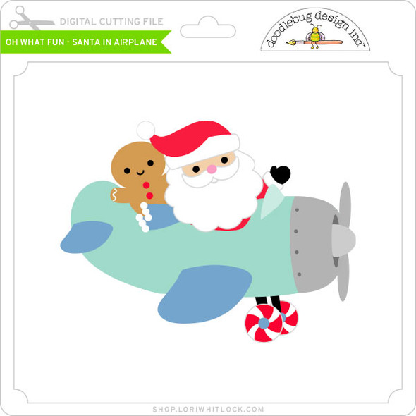 Oh What Fun - Santa In Airplane