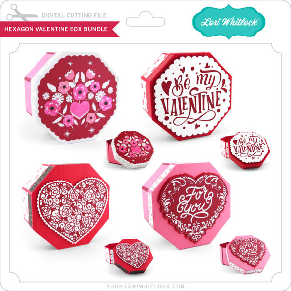 Hexagon Valentine Box Bundle