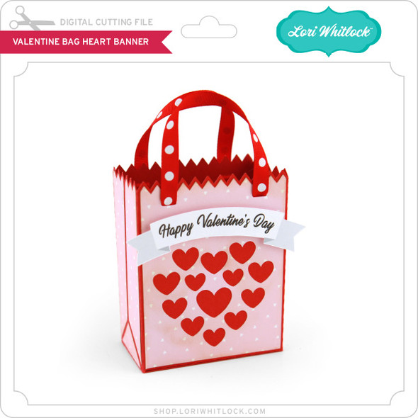 Valentine Bag Heart Banner