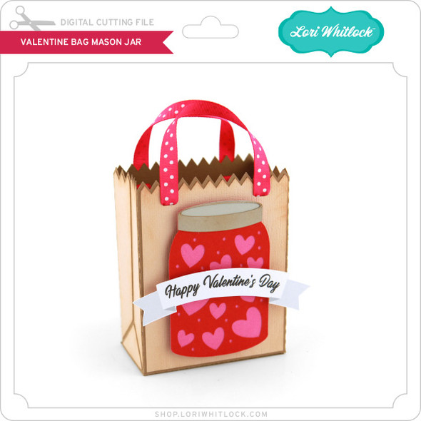 Valentine Bag Mason Jar