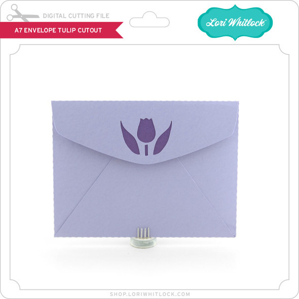 A7 Envelope Tulip Cutout