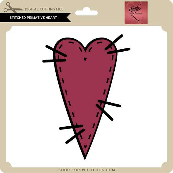 Stitched Primitive Heart